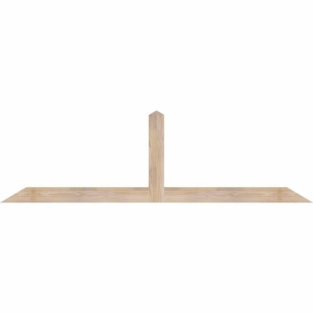 Ekena Millwork Portland Smooth Timber Gable Bracket, Douglas Fir, 72"W x 21"H x 1 1/2"D x 3 1/2"F, 7/12 Pitch GBW072X21X0204POR00SDF